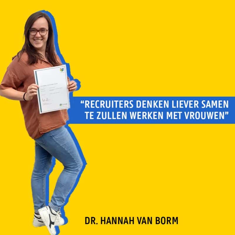 Worden mannen en vrouwen nog steeds anders bekeken door recruiters?