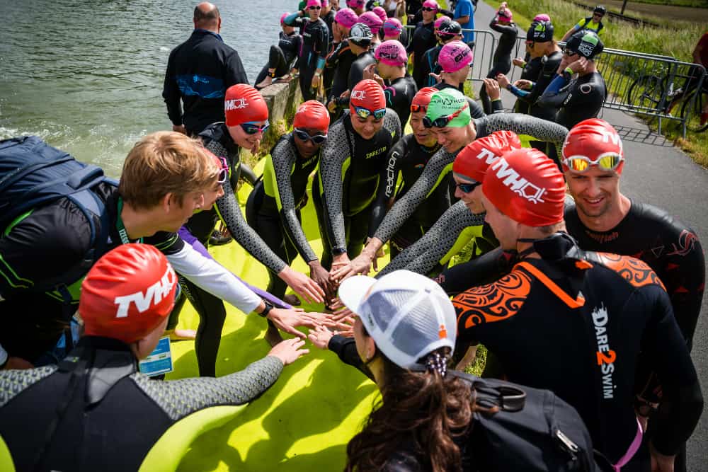 TVH Nudge Stars leggen succesvol kwarttriatlon af