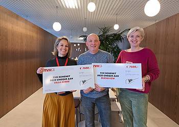 Medewerkers TVH zamelen 15.000 euro voor goede doel