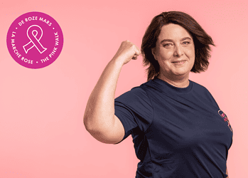 75 keer de wereld rondgewandeld en zo de strijd tegen borstkanker gesteund