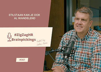 Stilstaan kan je ook al wandelend