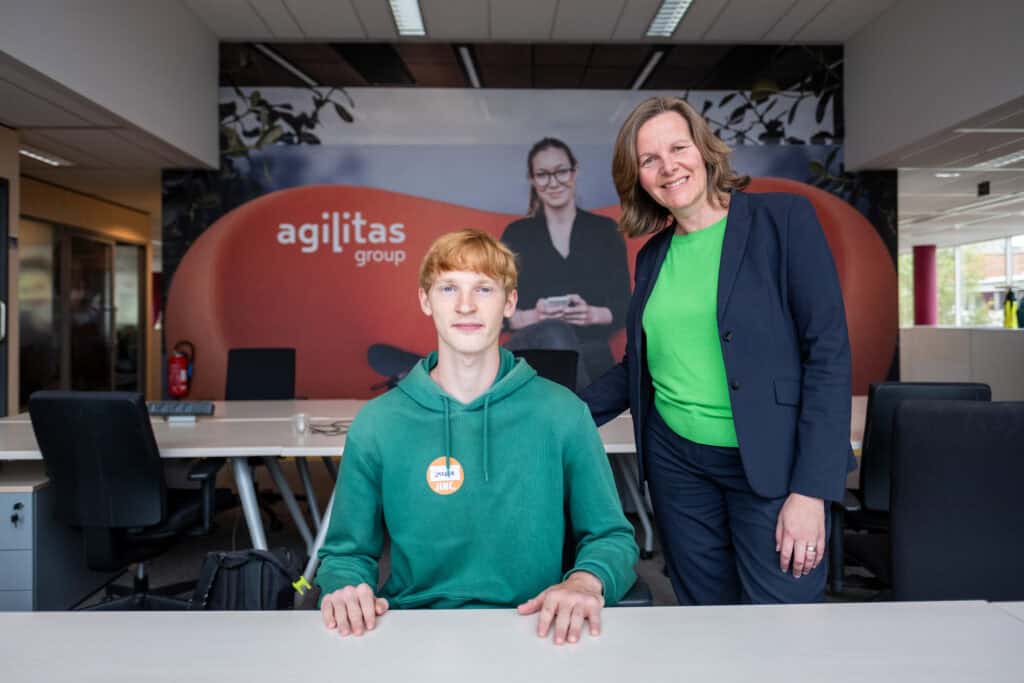 JINCBaasvanMorgen–Agilitas–CEOAnnDeSchepperenleerlingJasperVanStrydonck3